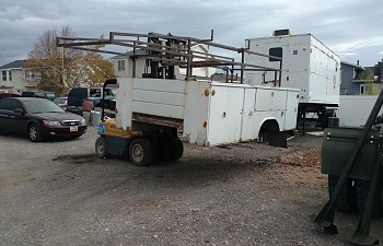 Gooseneck service trailer