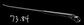 1973-1984 GM Truck windshield wiper arm