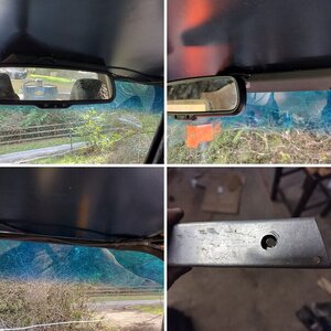 Rearview camera mirror