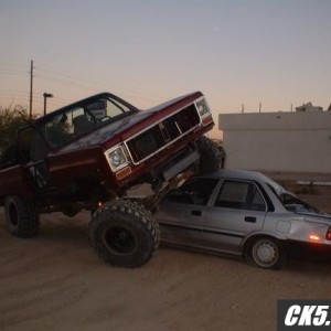 taking it to the crusher!