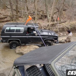 down in the creek