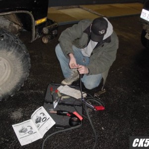 Breaking out the welder