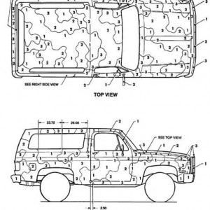 M1009 Blazer camouflage pattern