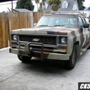 Modified Warn bumper