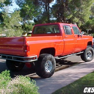 crew cab shortbed rear bumoper