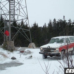 Washington Bald trail