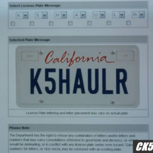 New plates ordered!!
