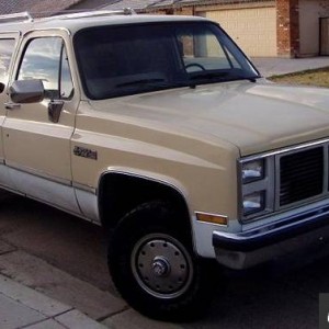 Stock 87 1/2 ton 4x4 Burb