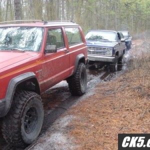 Behind my friend's XJ
