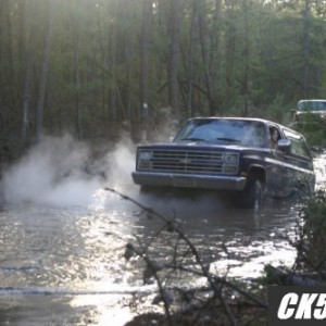 Getting a bit wet