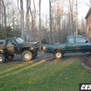 towed