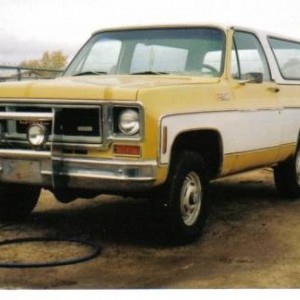 My 74 Jimmey after I bought it and cleaned it up.