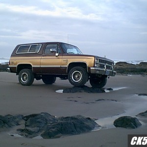 Blazer at the beach
