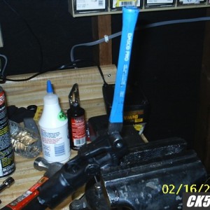 opening up end of XJ shaft