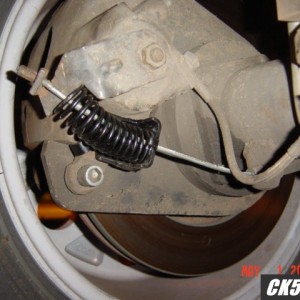 Caddy rear caliper with E-brake (left side)