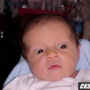 nicholas checking things out 3 days old