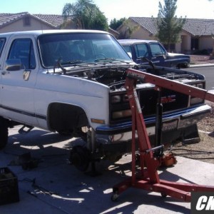 Matts motor swap