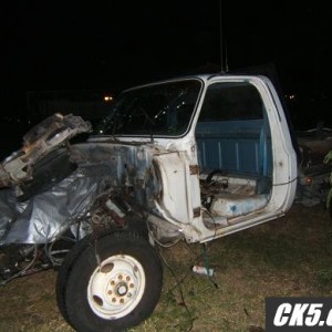 disassembled cab