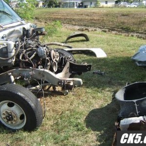 disassembled front