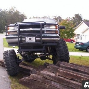 Putting air in the fenders....