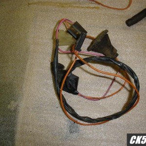 Fuse panel to firewall harness