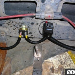 Fuel pump wiring installed