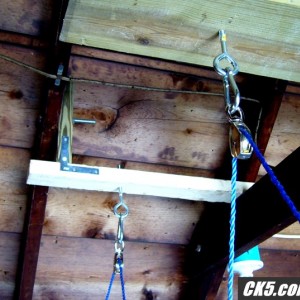 Upper pulleys