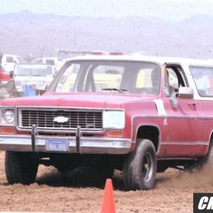 74 Blazer at the sand drags