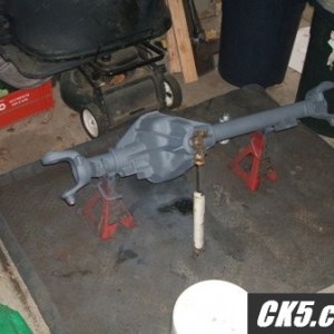 60 torn down and primed