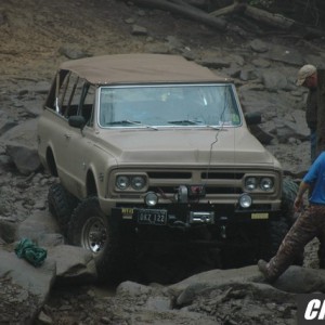At the bottom of slick rock in Tellico