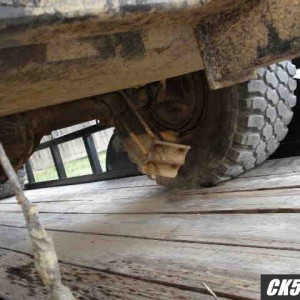 wrecked truck