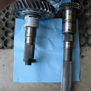 NP205 rear output shaft swap