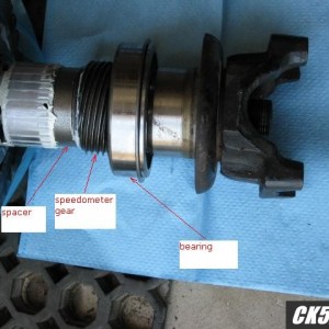 NP205 output shaft