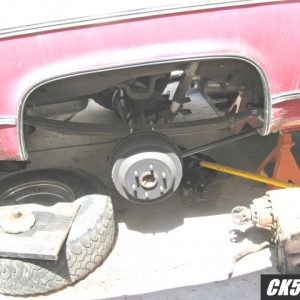 Rear spring install