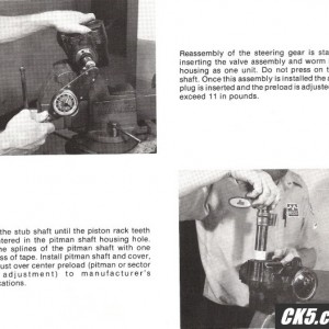 Steering Box rebuild