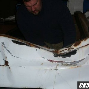 Closer view of driver sdie