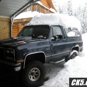 18" snow storm