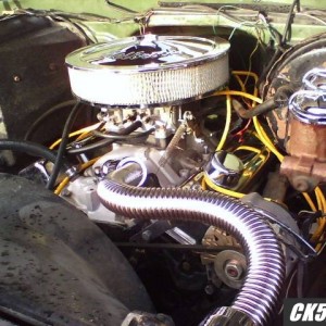 350/Edelbrock Intake-Carb w/Chrome