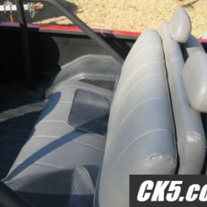 Back seat re-covered to match fronts