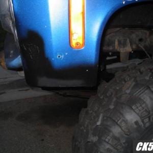 Drivers fender Cut