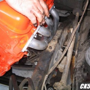 Drivers side Header clearance