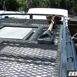 roof rack of camper