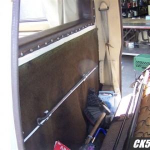 behind the seat (cb anttena)