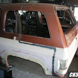 tacked