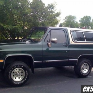 89 Green K Blazer