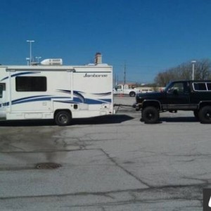 Motor Home tow rig