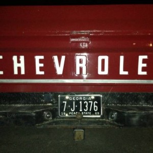 Correct year, state, & county plate