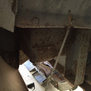 Driver side rear panel