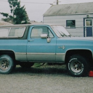84 K5 Bone Stock on 31s
