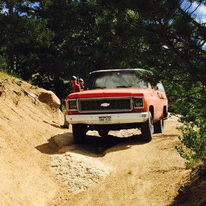 Stock '73 with bald 28" tires